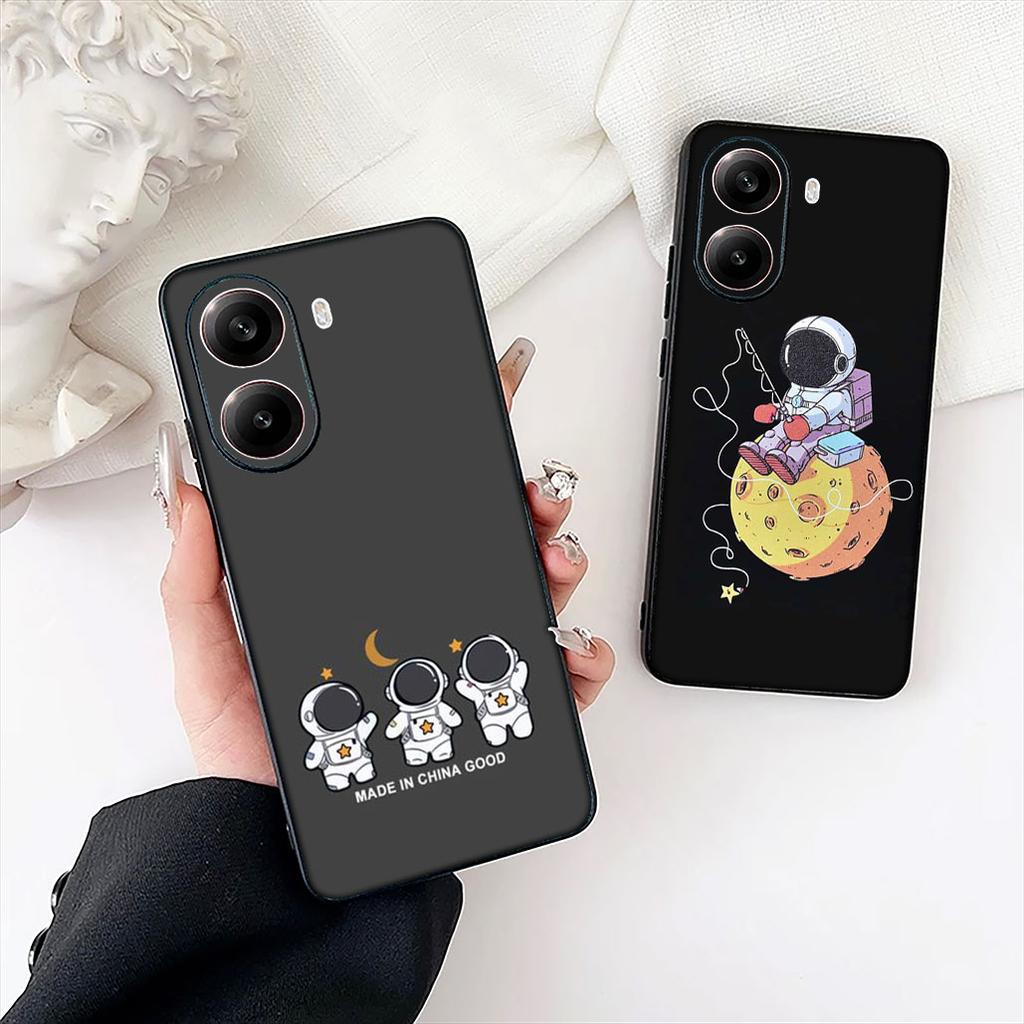 Custodia Astronauta Galassia Luna Cielo Stelle per Samsung Galaxy Note 20 9 10 S8 S10 Lite S9 Plus A54 A53 A21S S10E A17