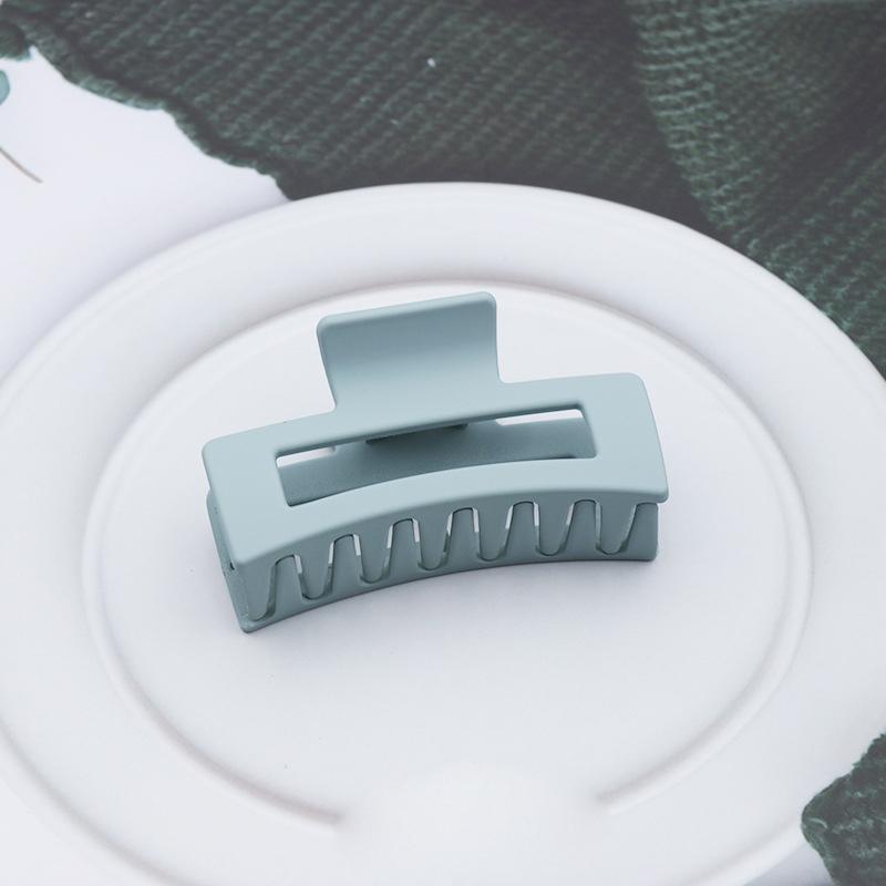 Garras de Cabelo Quadradas de Plástico para Mulher Presilhas de Cabelo 8,5cm/3,35in Tamanho Grande Sólido Barrete Presilhas de Cabelo Caranguejo Acessórios de Cabelo da Moda