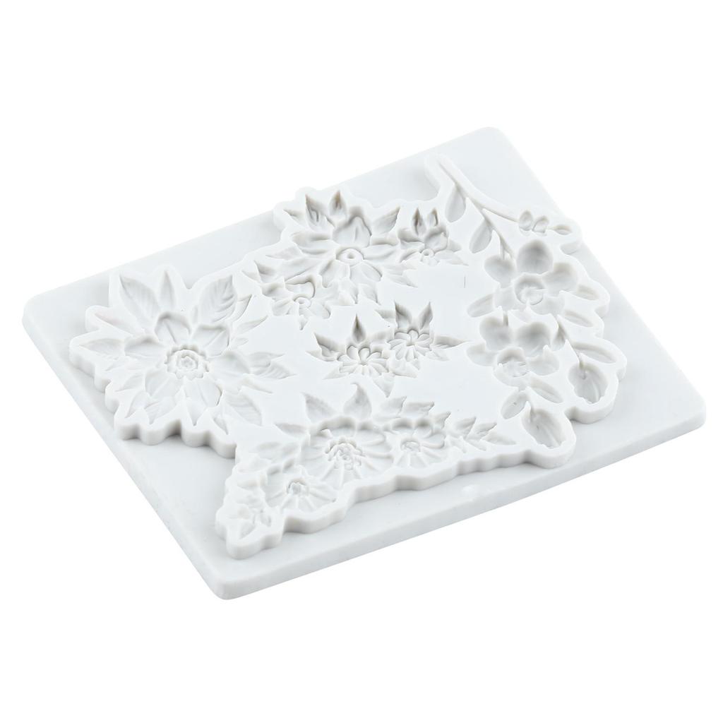 Blumen Silikonform Blatt Fondantformen Kuchen Dekorationswerkzeuge Cupcake Topper Süßigkeiten Zuckerhandwerk Gummipaste Polymer Clay