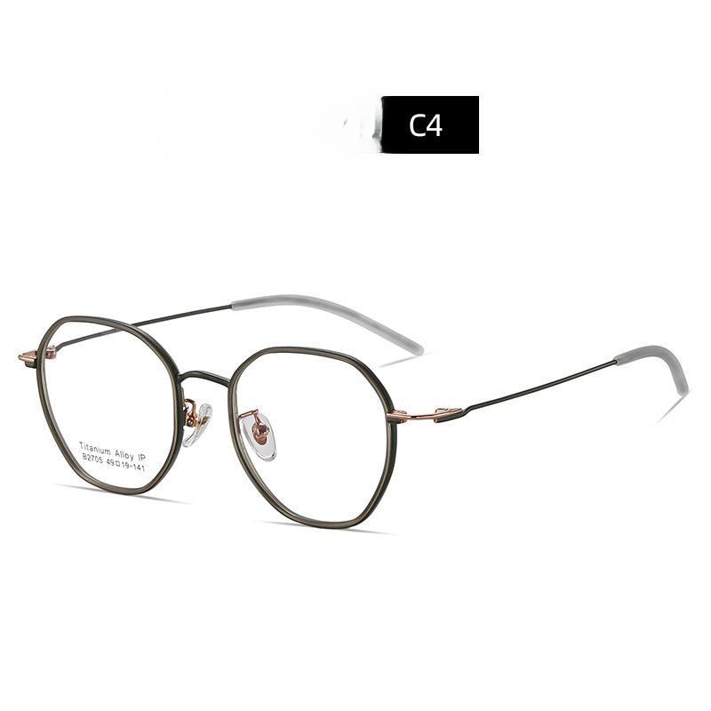 Новые титановые очки в круглой оправе TR90 с корейскими индивидуальными оптическими — фото 6