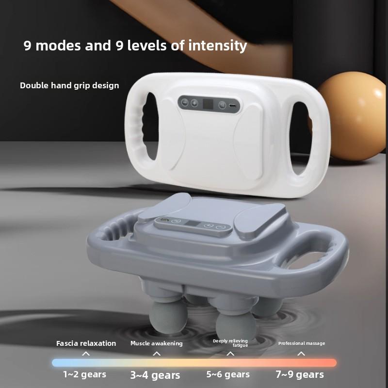 Professional Four-head Fascia Gun, New Back Muscle Relaxation Massager, Multi-functional Automatic Neck Gun