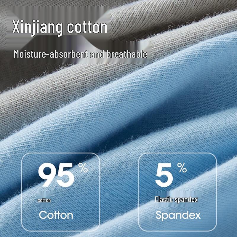 Yalu Men's Pure Cotton Anti-Chafe Sports Underwear