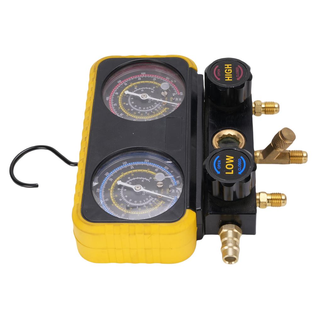 AC Manifold Gauge Set Automotive Manifold Gauge with 3 Hoses Replacement For R410A R32 R134A R22