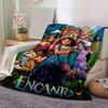 1pc Encanto Movie Poster Inspired Cartoon Blanket, Colorful Home Decorative Throw Blankets for Friends and Family, Perfect Gift for Family R