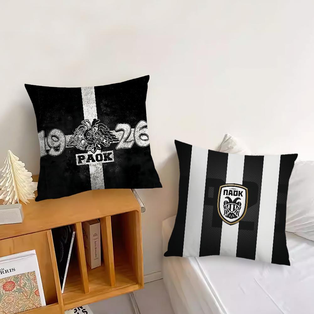 Piłka nożna T-Saloniki P-Paok Poszewka na poduszkę Pokój dzienny Wezgłowie Biuro Poduszka Sypialnia Poduszka Sofa Poduszka na drzemkę