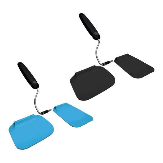 1/2 Pezzi Spatola Angolo Regolabile Uova Pancake Hamburger Girandola Flipper Resistente al Calore Utensili da Cucina Sicuro Antiaderente Silicone Teste Intercambiabili Raschietto