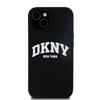 Dkny Dkhmp15Ssnyach Iphone 15 / 14 / 136.1 Czarny/Black Hardcase Liquid Silicone White Printed Logo Magsafe