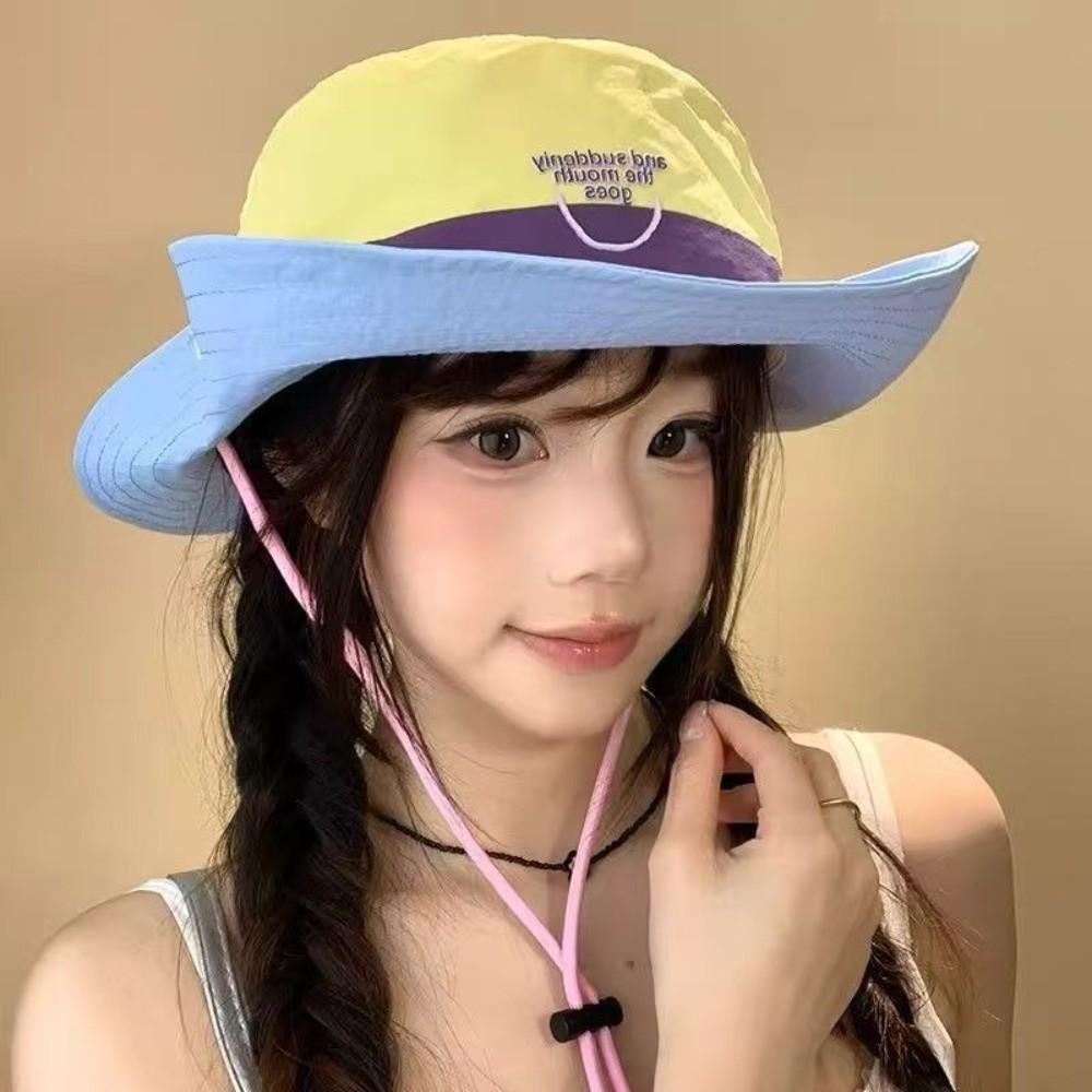 Lightweight Sun Protection Hat Retro Hiking Cap New Fisherman Hat Summer Outdoor