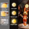 Rabbit Sculptures with Light Groot Creative Astronaut Sculpture with Tray Funny Art Luxury Ornaments Home Living Room Decoration