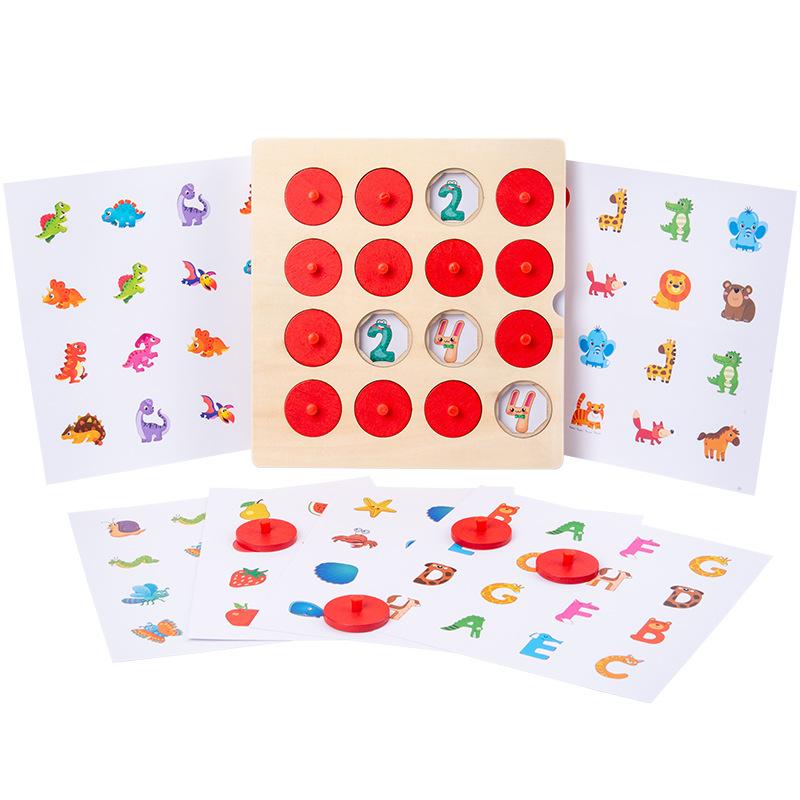Children'S Memory Chess Zhiyi Toys Children'S Parent-Child Interactive Table Games Memory Concentration Training