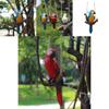 Parrot Hanging Ornament Garden Micro Landscape Resin Craft For Wedding And Party Decor