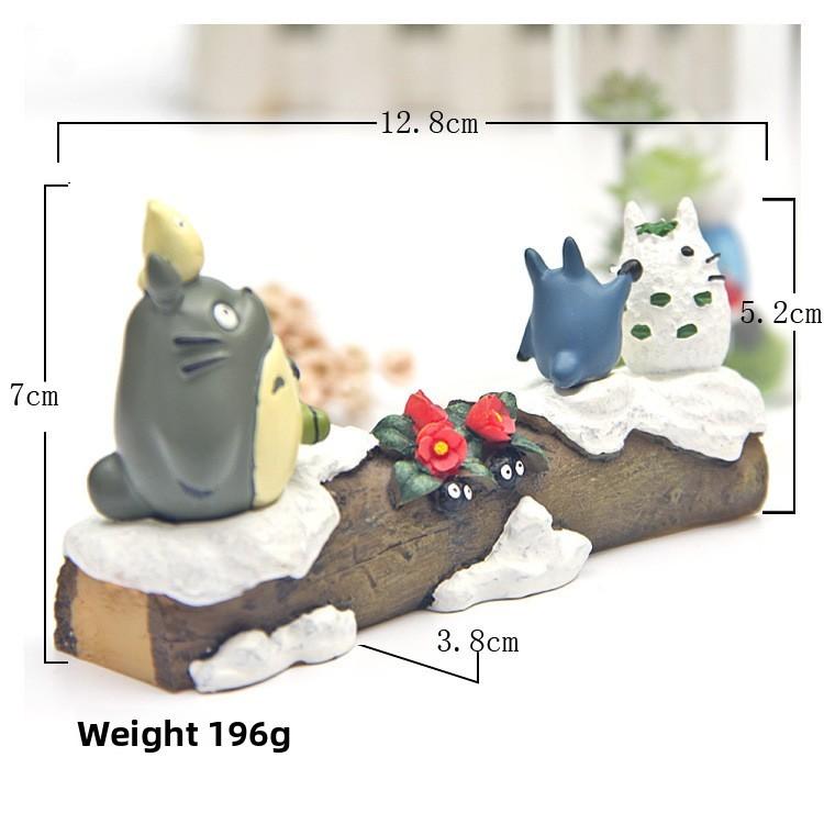 Totoro Seasons Four Scene Model Ornament For Microscopic Decor Landscape