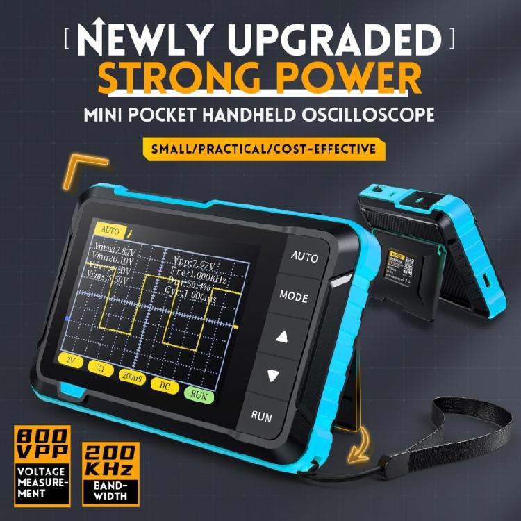 Multi Function Digital Oscilloscope with 200Khz Bandwidth Waveform Generator