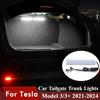 Tailgate Trunk Lights For Tesla Model 3/3+ Highland 2024 Rear Trunk Replacement LED Light Luggage White Tail Lamp Accessories