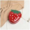 1PCS Women's Crossbody Shoulder Bag Cute Leather Design Sense Trendy Fashion Personality Strawberry Crossbody Shoulder Bag