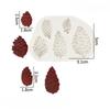 Pine Cone Mold Sugarcraft Mold 3D Christmas Pine Cones Shape DIY Decoration Baking Tools for Wedding Birthday Party Christmas