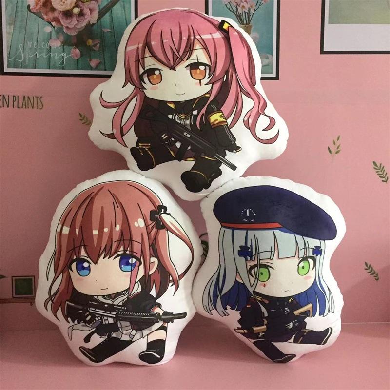 Soft And Crystal Super Soft Girls' Frontline Plush Pillow Star15 Double-sided Print Plush Keychain Pendant Doll