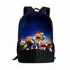 Square Man School Bag Cartoon Backpack Minecraft Backpack Game Printing Large Capacity