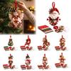 Seasonal Party Crafting Essentials DIY Patchwork Ornament Kit for Christmas Holiday Decoration Decorative Fabric Traditional Winter Charm Ornaments