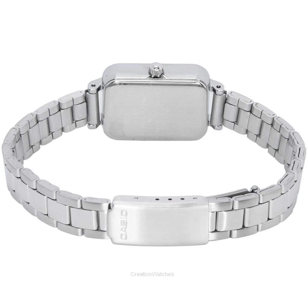 Casio Analogové nerezové oceli Černý ciferník Quartz LTP-V009D-1E Dámské hodinky