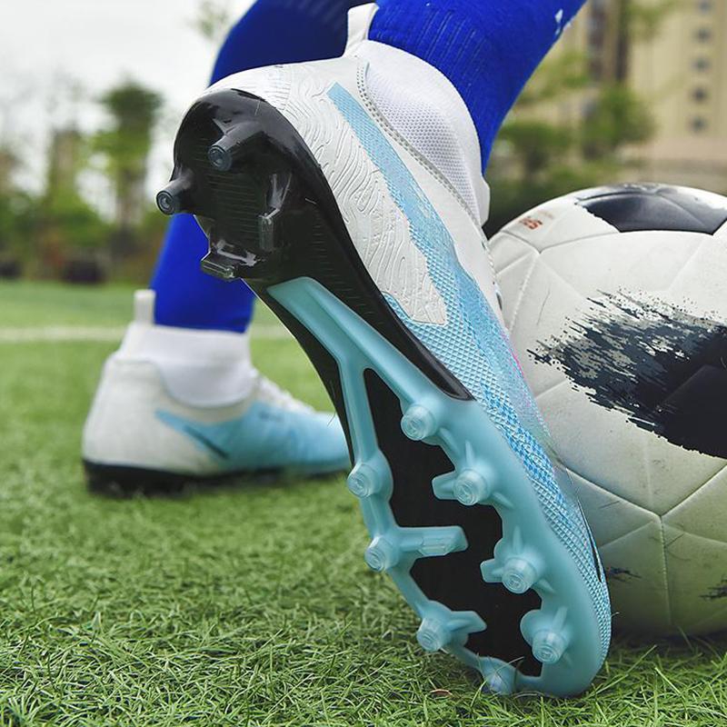 Футбольные бутсы унисекс с высоким берцем AG — фото 9