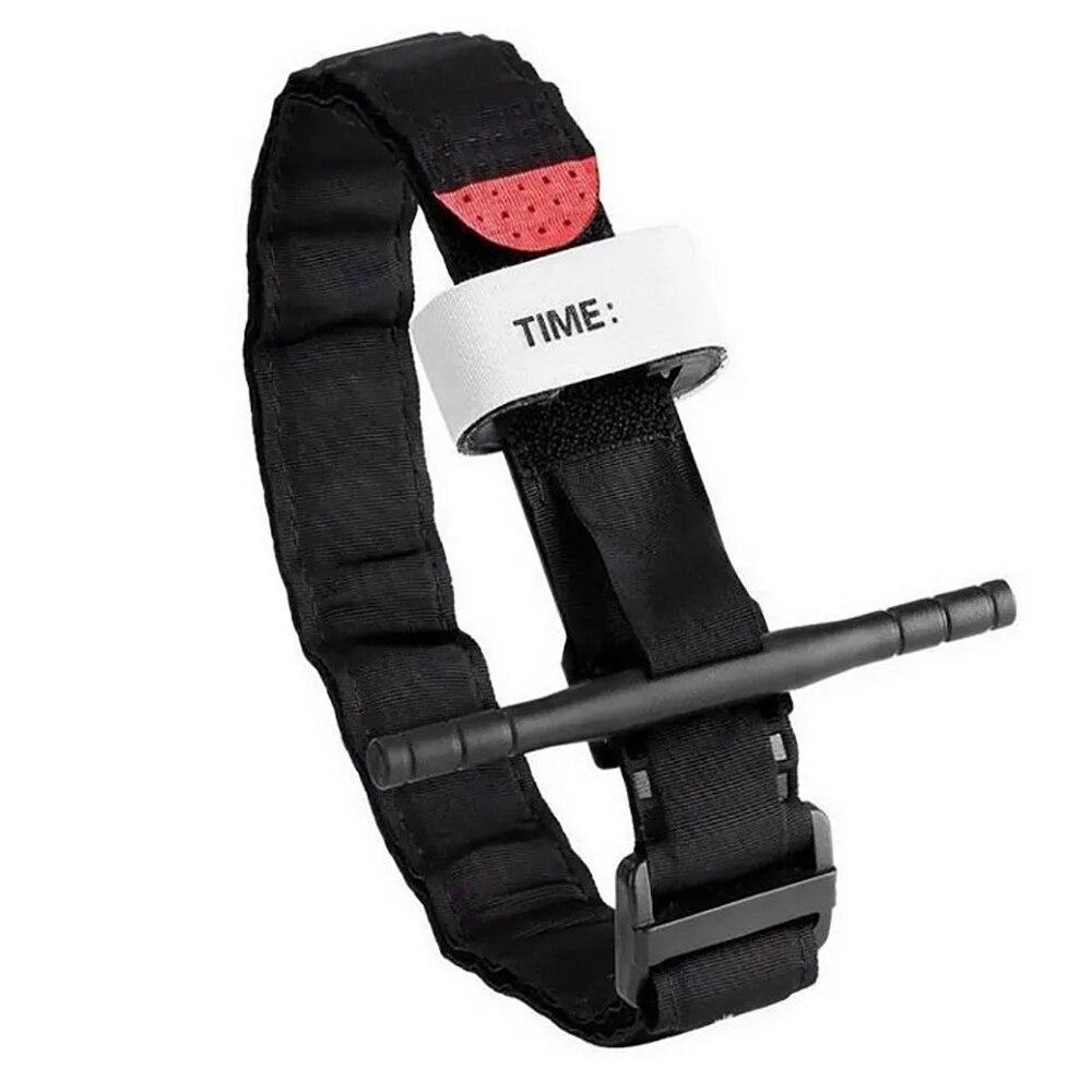 

Жгут для выживания Тактический боевой жгут Вращающийся медицинский ремень для оказания неотложной помощи Пояс для травматологии Исследования на открытом воздухе 650X38mm чёрный