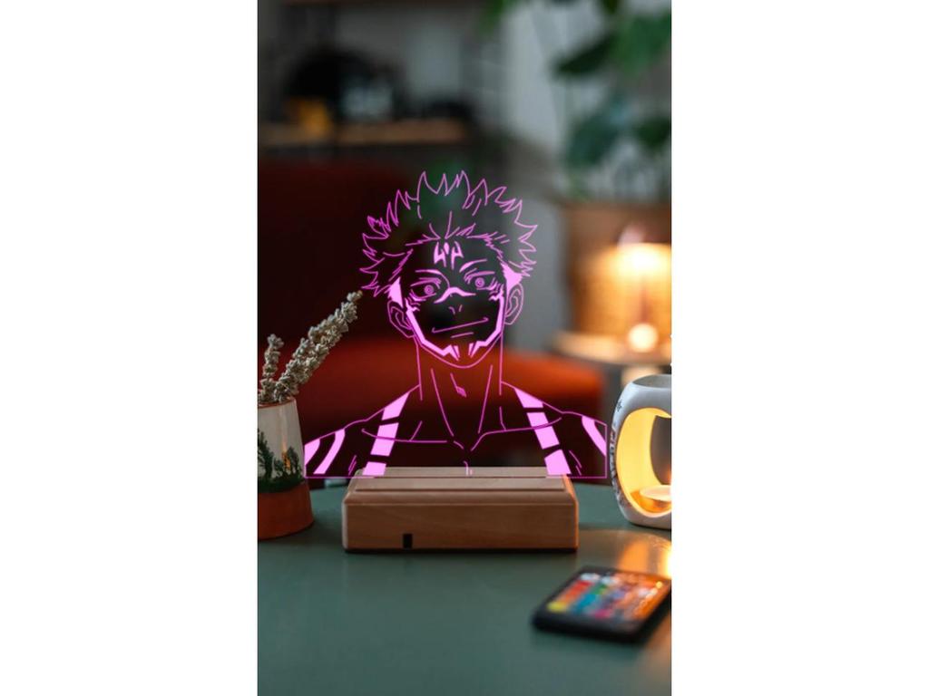 Jujutsu Kaisenn Sukuna 16 Renk Gece Lambası