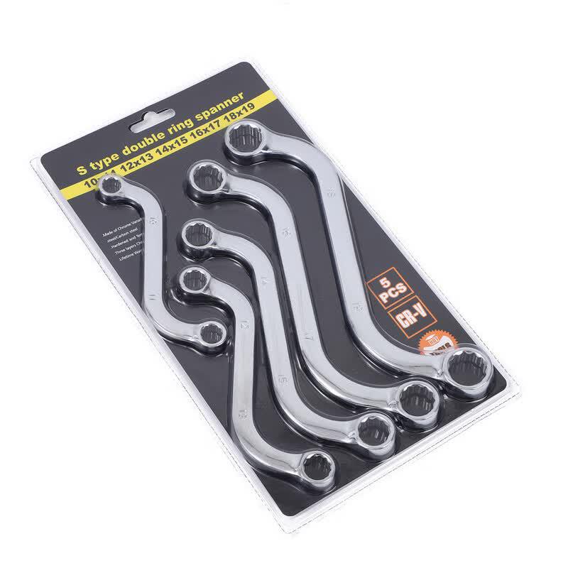 Belton Industrial 5-Piece Double-Head Wrench Set
