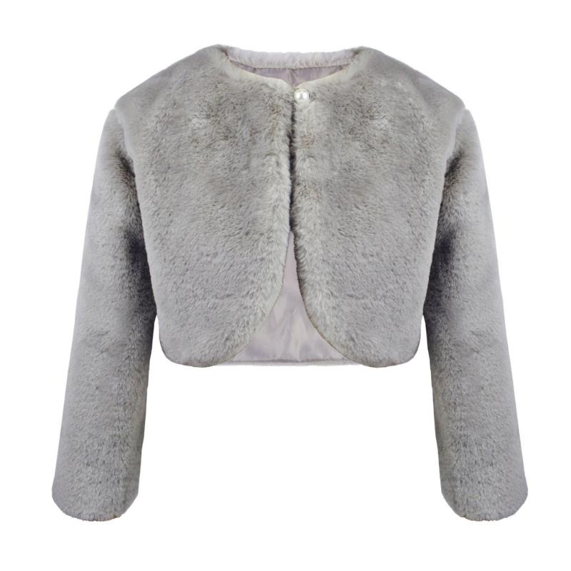 Tippet de demoiselle d'honneur Manteau chaud pour enfants Châle d'extérieur pour bébé Accessoires d'hiver pour fête de mariage