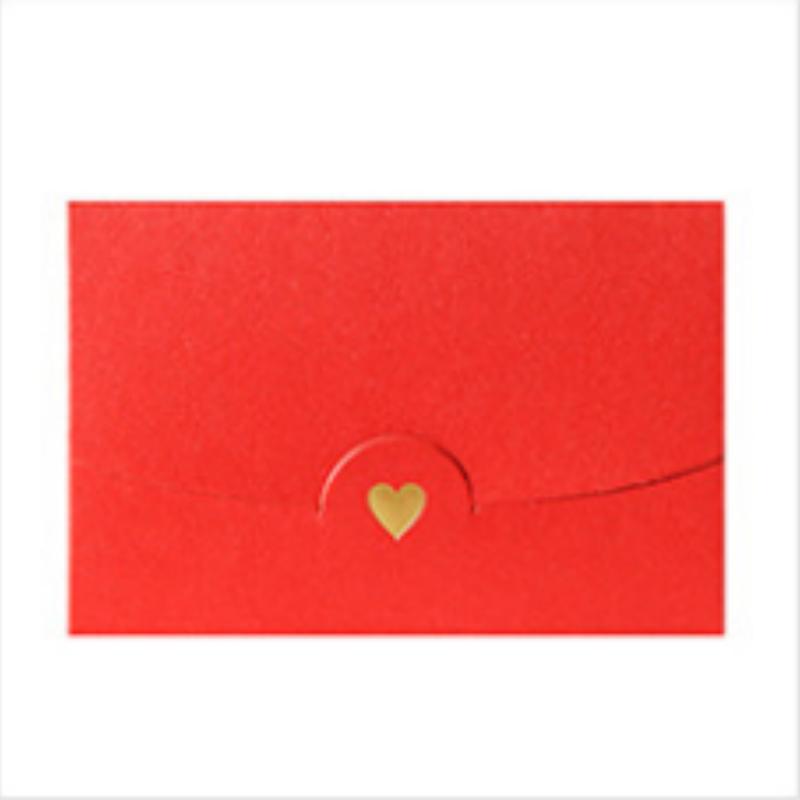 20pcs Mini Envelopes Small Greeting Card Name Card Envelope Hot Stamping Love Pearlescent Paper