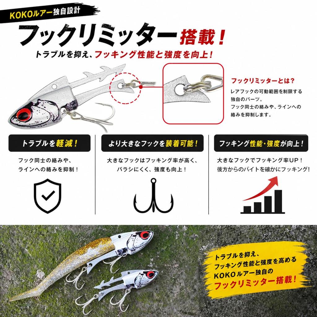 [KOKO Lure] Sea Bass Lure Jig Head 16g 26g Set