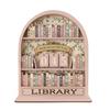 Wooden Bookshelf Display with Reading Counter Decorative Shelf Single Layer 0 5cm Thick Book Holder for Home Office Library