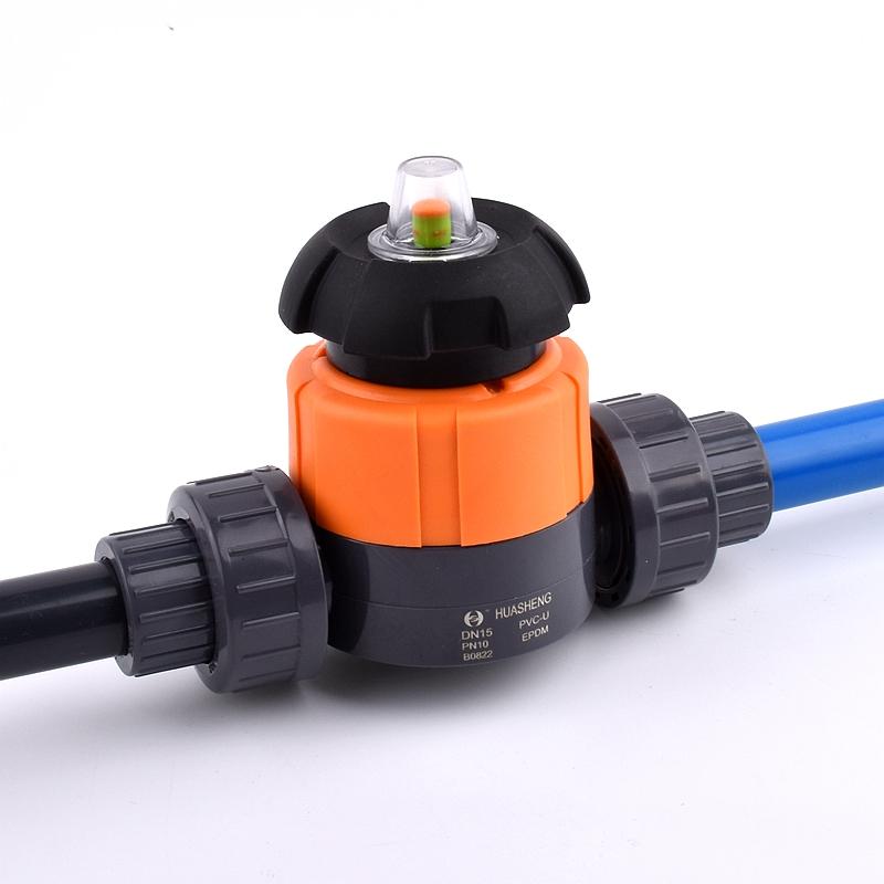 1PC 20mm~63mm UPVC Pipe Diaphragm Ball Valve Aquarium Fish Tank Garden Irrigation Industrial Water Treatment Connector Fittings