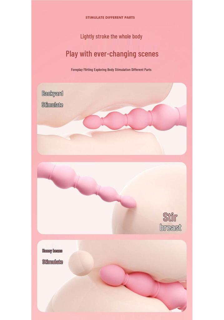 Yuepao Dragon Ball Multi-Vibration Rear Entry Massager for Women