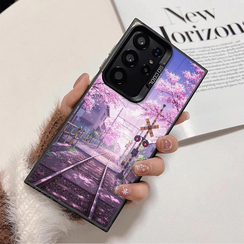 Anime Aesthetic Scenery Shockproof Phone Case for Samsung Galaxy S26 Edge S25 Ultra S24 FE S23 Plus S21 Cover Anti Fall Fundas