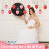 36 PCS Strawberry Hanging Swirl Banner, Strawberries Party Decorations Berry Theme First Birthday Hanging Swirl Ceiling Strawberries Birthday Banners
