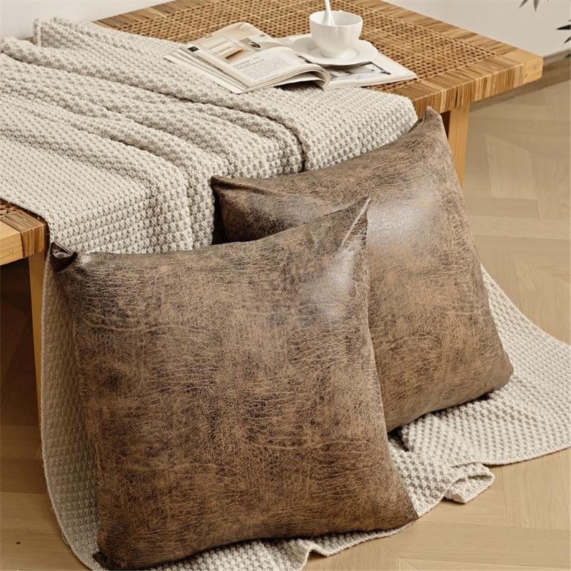 Stretchable Water Resistant Cushion Cover With Soft Sand Finish Surfaces Ideal For Family With Kids Or Pet