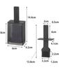 Yamazaki Jitsugyo Magnetic Oil Pulling Nero L6 x P4,2 x A14,4 cm Torre Lavabile in Lavastoviglie Stoccaggio Galleggiante Realizzato in Silicone 1677
