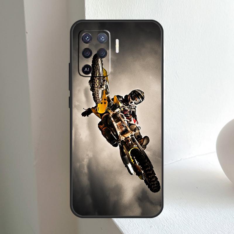 Moto Cross Motorcycle Sports For OPPO A78 A98 A18 A38 A58 A5 A6 Pro A15 A17 A57 A16 A76 A96 A54 A74 A94 A40 A60 A80 Case