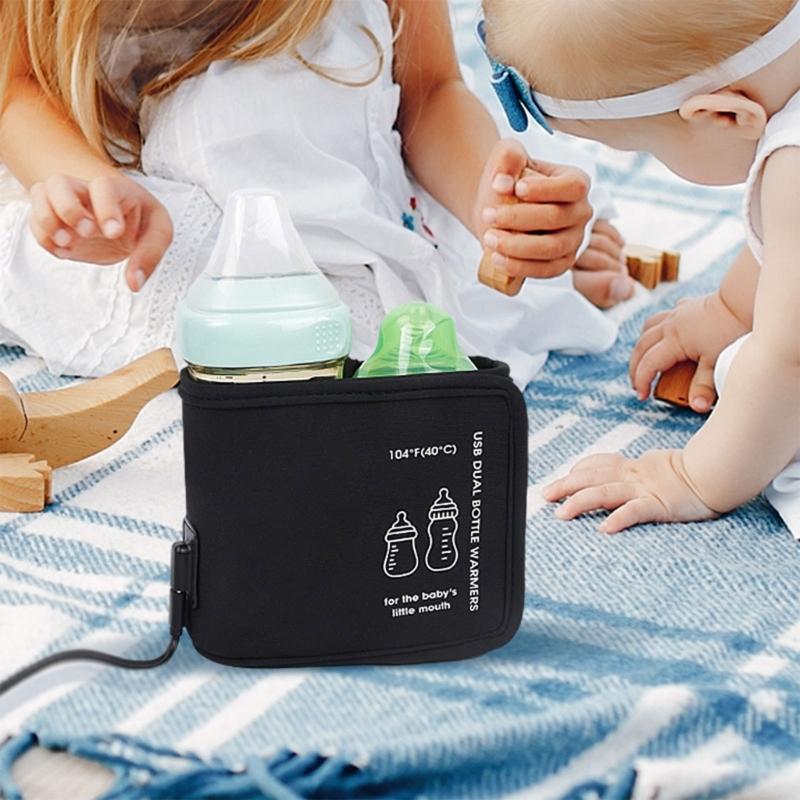 Insulated Bottle Holder Case Portable and Convenient Feeding Bottle Insulation Sleeve Warm Keeper for Parents Travel