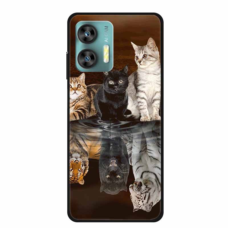 Pro Oukitel C36 C35 Pouzdro Luxusní TPU Měkké Silikonové Pouzdra na Telefon Zadní Kryt pro Oukitel C35 OukitelC36 Nárazuvzdorné Květiny Fundas