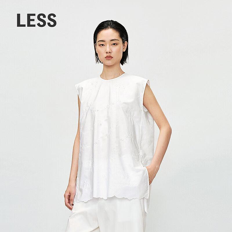 LESS 2025 Summer Loose Fit Round Neck Shirt M