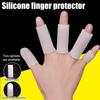 10Pcs Cooking Kitchen Tools Silicone Gel Tube Hand Bandage Finger Protector Anti-Cut Heat Resistant Finger Sleeves