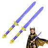 Arma de Anime Fantasia Impressa em 3D 18,5" Arma Roxa Adereço de Cosplay para Halloween Acessório de Fantasia Presentes para Fãs Colecionadores