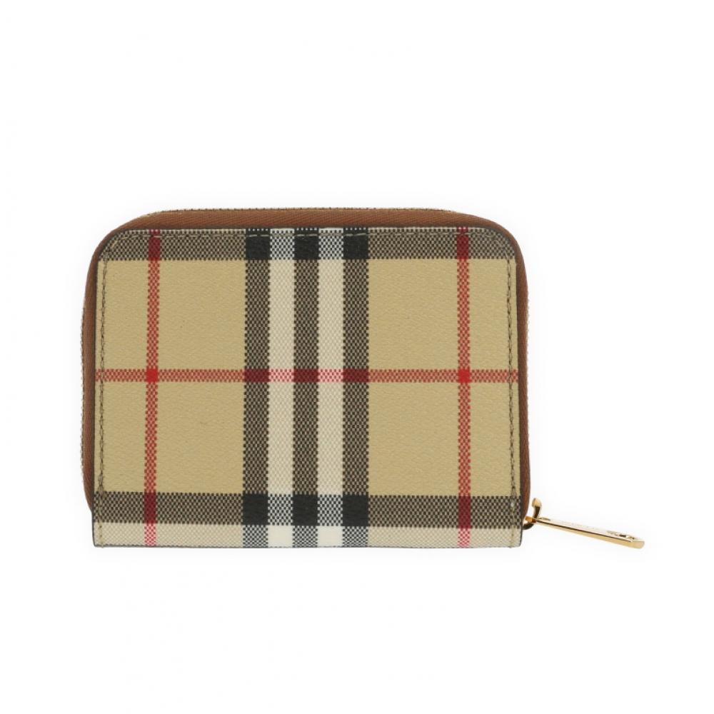 Burberry Vintage Check Zip Small Wallet 8109810 A9534