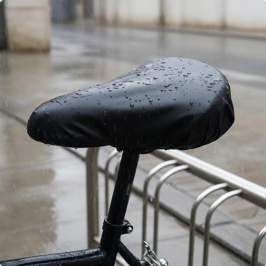 Cycle Seat Rain Cover Dustproof Waterproof Bike Portable for Cyclists, Outdoor S