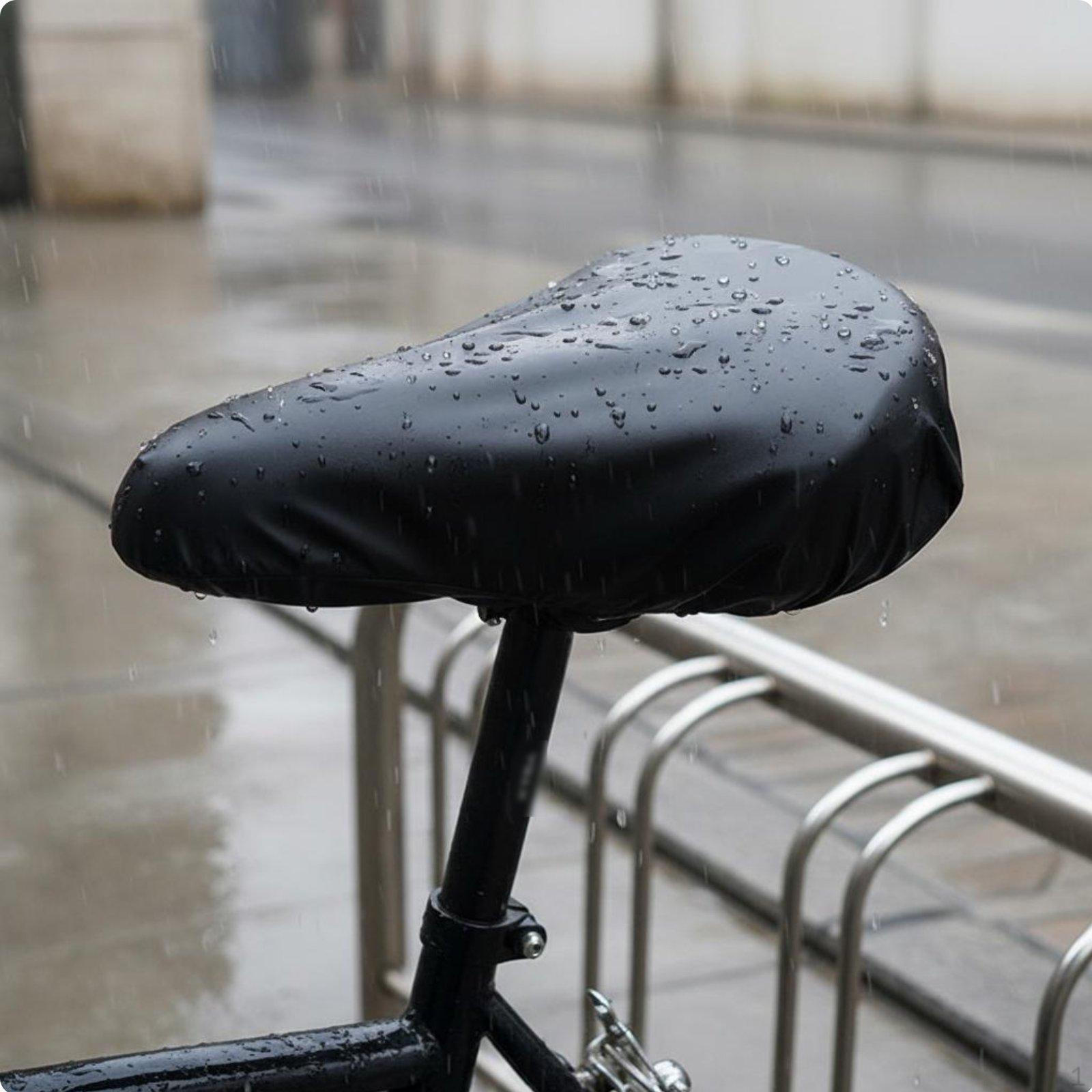 Cycle Seat Rain Cover Dustproof Waterproof Bike Portable for Cyclists, Outdoor S S