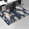 Rainbow Trout Chair Mat: Office Carpet for Home Decor, Sofa Rug, Large Floor Mat, Gift for Office and Living Room