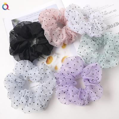 Latest Net Yarn Chiffon Scrunchie Women Girls Elastic Hair Rubber Bands Accessories Tie Hair Ring Rope Ponytail Holder Headdress