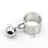 Edelstahl Europäischer Ring Damenschmuck Silberfarbe Leere Kugel Fingerring Für Cocktailparty Größe 9 8 7 10 6 11